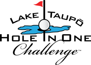 Lake Taupo Hole In One Logo Black