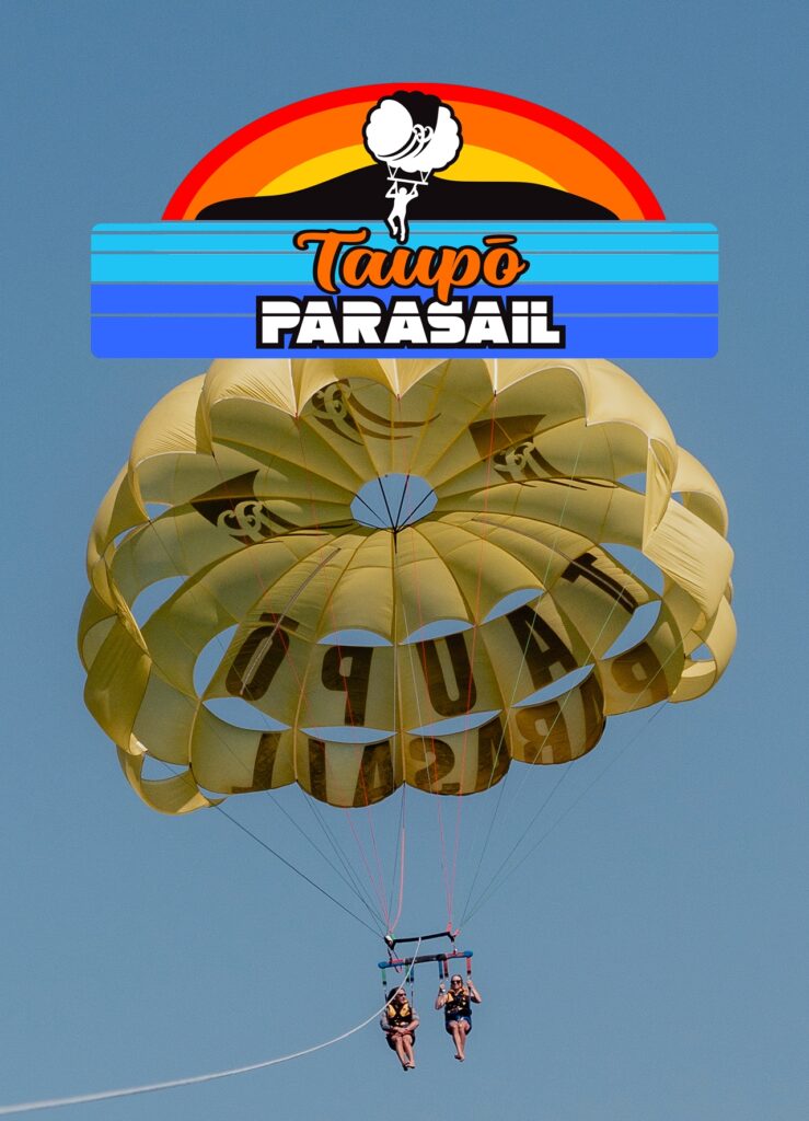 Soar above with Taupō Parasail