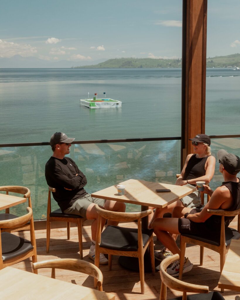 Cold drinks, moana views